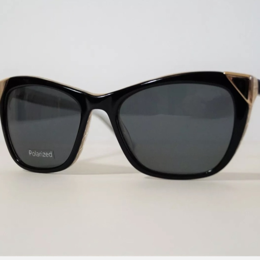TED BAKER TBW064 BLK Dark Grey Lens Cat Eye Women's Sunglasses